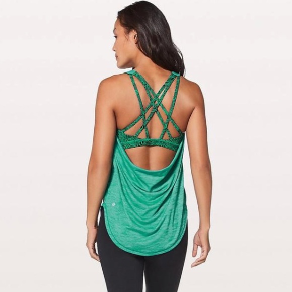 lululemon athletica Tops - Lululemon Free To Be Serene 2 In 1 Tank Size 8